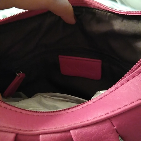 Nine&Co Hot Pink and Silver handbag - Picture 6 of 8